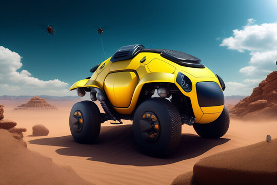 insectos robot, androides y futuristas. im&aacute;genes en primer plano y macro de hormigas, avispas, abejas modificadas, concepto de mundo futurista.