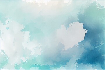 Light blue bg. watercolorstyle A textured. dreamy backdrop full of character. AI Generated