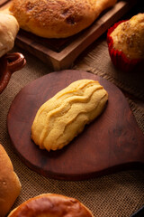 Cacahuate. Shortbread cookie type bread called Cacahuate, is a typical Mexican sweet bread that is very popular in the center of the country and other states.