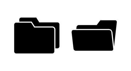 Folder icon vector illustration. folder sign and symbol