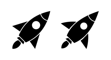 Rocket icon vector illustration. Startup sign and symbol. rocket launcher icon