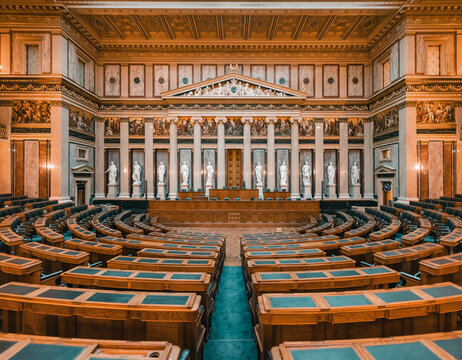Vienna, Austria: interior of Austrian Parliament house