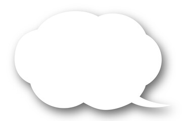 雲型の吹き出し