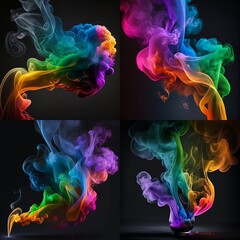 smoke rainbow