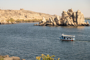Egyptian Passenger Boat on the Nile River