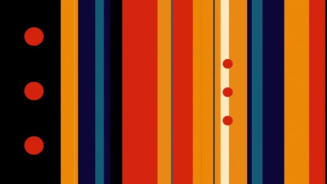 Seamless texture of moving rectangles and dots in elegant frame. 