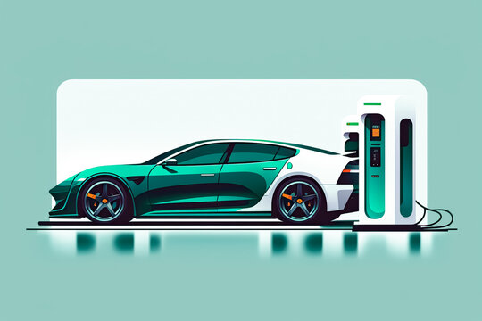 ecological refueling of electric vehicles AI