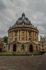 Fototapeta na wymiar City center of Oxford, university city in the UK