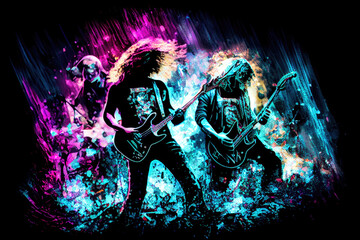 Rock concert energy - By Generative AI