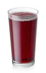 glass of red grape juice