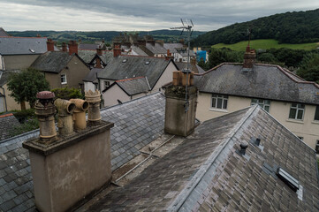 Conwy medieval castle in Wales