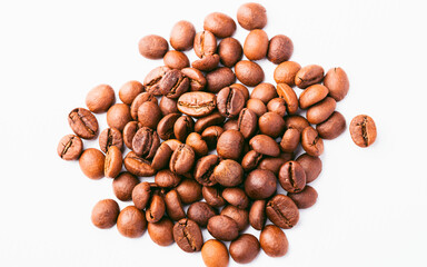 hazelnuts isolated on white background