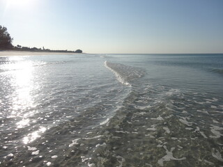 Beautiful empty beach