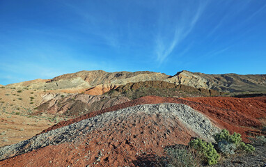 Multicolored mountains - Valley of Fire State Park, Nevada