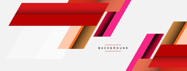 Background. Geometric diagonal square shapes and lines abstract composition. Vector illustration for wallpaper banner background or landing page