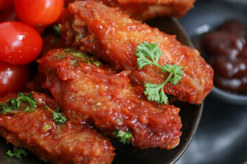 Close up Classic Buffalo Wings