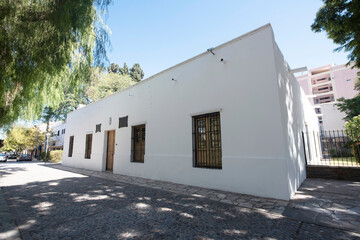 historic facade,The Birthplace of Domingo Faustino Sarmiento. First National Historic Monument,1811 century san juan argentina