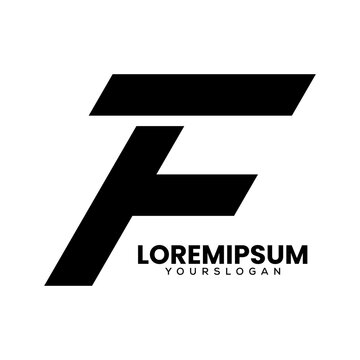 letter t and f logo design