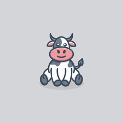 Cute Cow Logo
