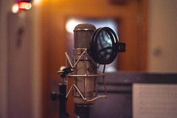 microphone in studio