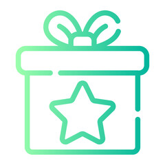 gift gradient icon