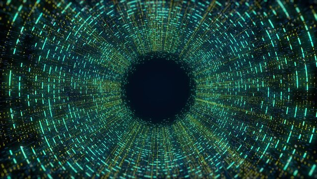 binary code tunnel