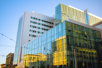 building in the city