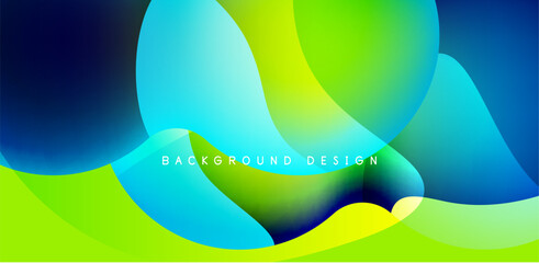 Bright abstract background glossy shiny circle and sphere composition. Minimalist geometric vector Illustration For Wallpaper, Banner, Background, Card