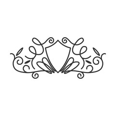 Boutique Hotel Spa Abstract Blank Logo template Illustration Brand Identity.Isolated and flat illustration. Vector graphic