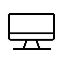 Computer icon color editable on white background