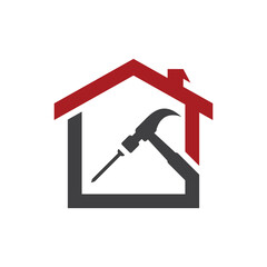 House repair logo images illustration