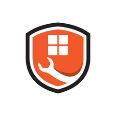 House repair logo images illustration