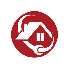 House repair logo images illustration