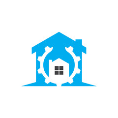 House repair logo images illustration