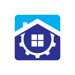 House repair logo images illustration