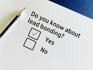 Fototapeta premium Questionnaire about electronics