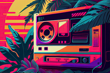 Retro 90s Background