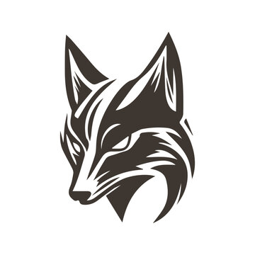 The Cunning Fox A Symbol of Intelligence and Adaptability, Mascot Logo Concept Vector Illustration Cartoon. Suitable For Logo, Wallpaper, Banner, Card, Book Illustration, T-Shirt, Sticker, Cover, etc