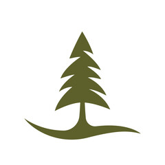 Pine tree logo images illustration