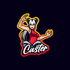 The White-Haired Witch Cast a Spell Mascot