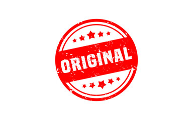 ORIGINAL rubber stamp with grunge style on white background