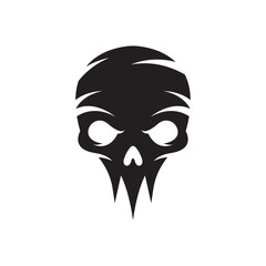 Skull logo images illustration
