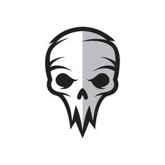 Skull logo images illustration