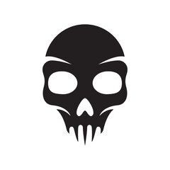 Skull logo images illustration