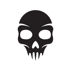 Skull logo images illustration