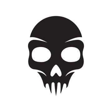 Skull logo images illustration