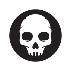 Skull logo images illustration
