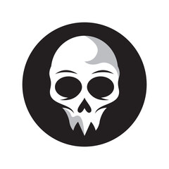 Skull logo images illustration