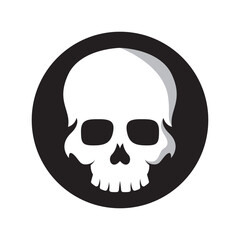 Skull logo images illustration