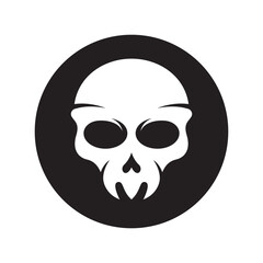 Skull logo images illustration